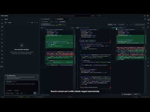 Resolve Git Merge & Package Conflicts in Flame IDE
