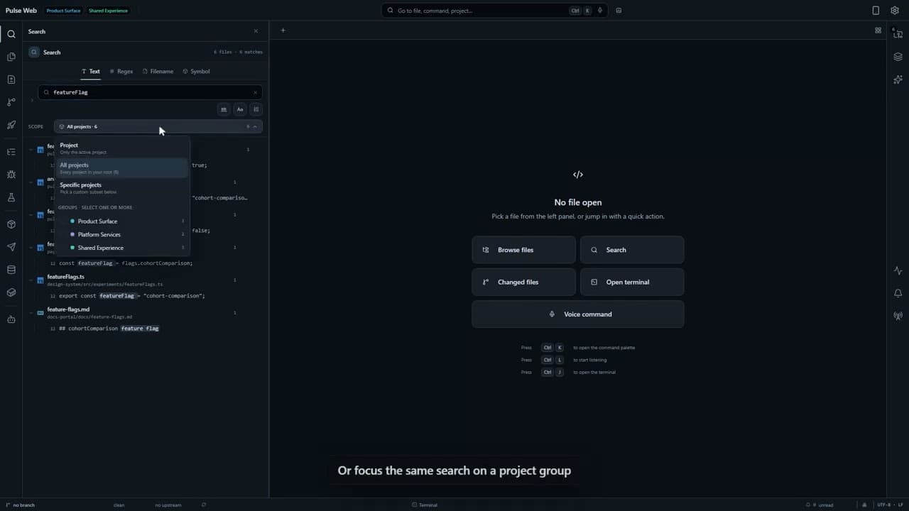Video preview: Search All Your Projects From One Place